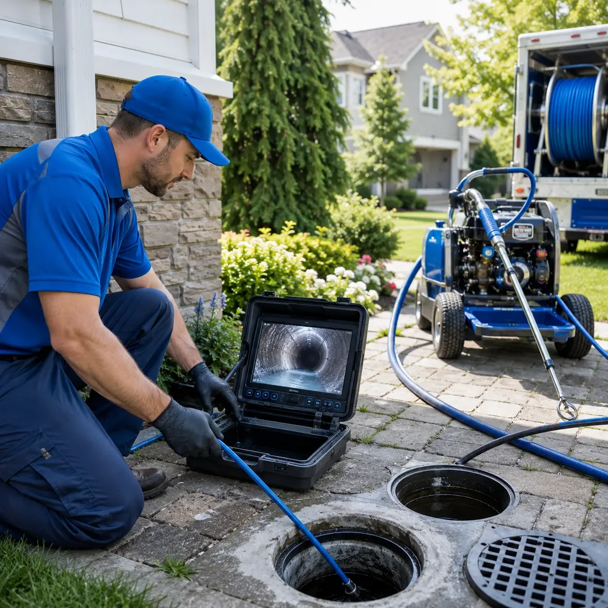 Outdoor drain cleaning professionals serving Noblesville, IN
